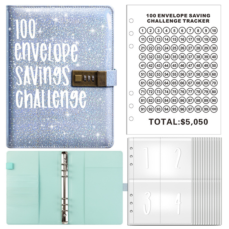 Dnevnik za lozinke s zaključavanjem, kožna imitacija korice, ljepiljno uvezivanje, poslovni uredski stil