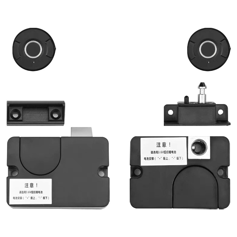 Ujjlenyomat-nyitó zár fiókokhoz és szekrényekhez - ABS anyag, modell 501sf, márka Xing hongrui, termékkód 501/502-PUTONG, háztartási használat, modern minimál stílus