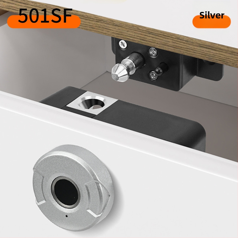 Ujjlenyomat-nyitó zár fiókokhoz és szekrényekhez - ABS anyag, modell 501sf, márka Xing hongrui, termékkód 501/502-PUTONG, háztartási használat, modern minimál stílus