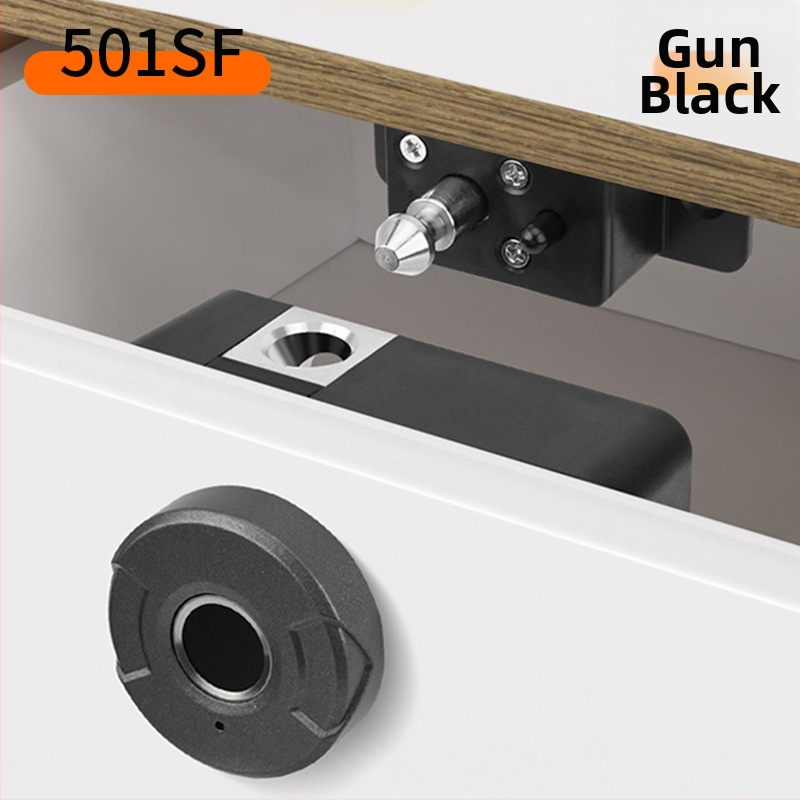 Ujjlenyomat-nyitó zár fiókokhoz és szekrényekhez - ABS anyag, modell 501sf, márka Xing hongrui, termékkód 501/502-PUTONG, háztartási használat, modern minimál stílus