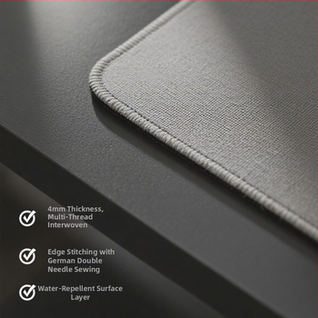 Podloga za stol od prirodne gume, protuklizna površina, završna obrada prijenosom topline, oblik: stolna podloga, stil japanski minimalizam