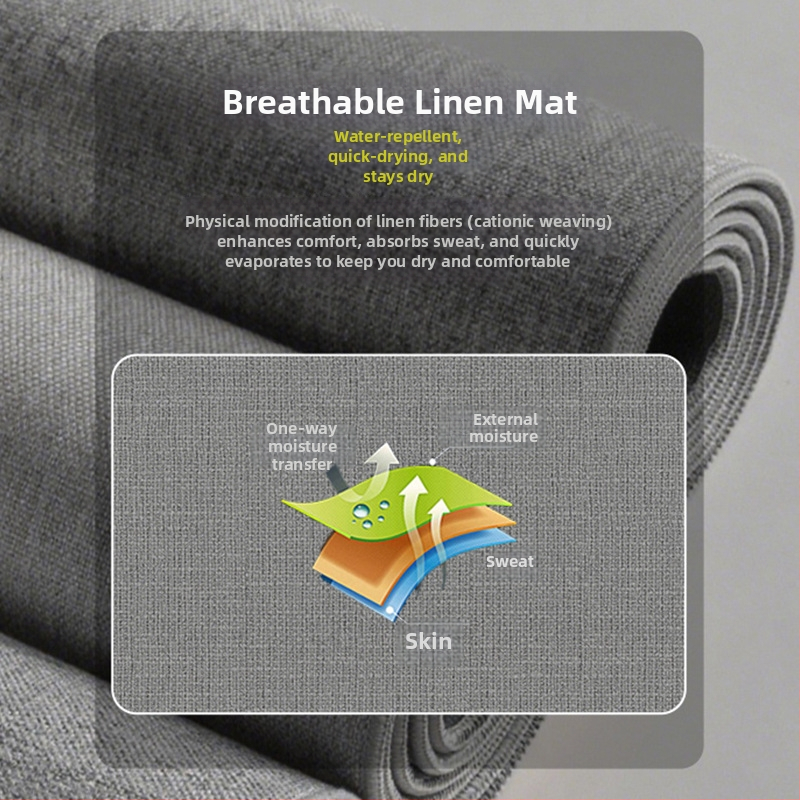 Podloga za stol od prirodne gume, protuklizna površina, završna obrada prijenosom topline, oblik: stolna podloga, stil japanski minimalizam