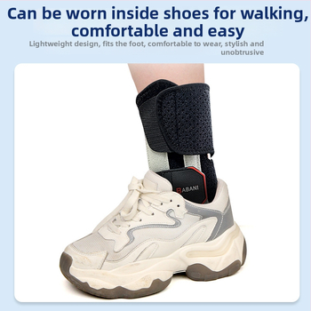 Ortez gležnja za rehabilitaciju — podesiva podrška, poliesterski materijal, univerzalna upotreba, pogodna za košarku