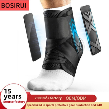 Sportska gležanj ortoza s prozračnom zaštitom – gumeni materijal, pogodna za nogomet i trčanje