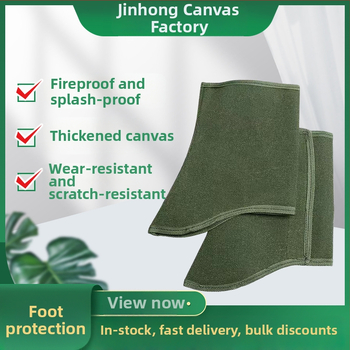 Plátený návlek na nohu pre zváračov – ochrana proti nárazom, izolácia, ohňovzdornosť