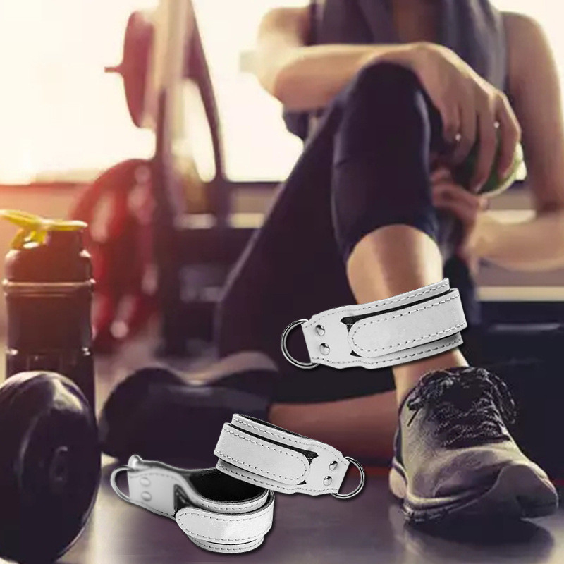 Zaštita gležnja — Koža, Trening s tegovima, Kompresija (Materijal: Koža; Dio: Gležanj; Vrsta zaštite: Podrška)