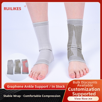 Kotnični zaštitnik gležnja od najlona i grafena; lagan i prozračan; za odrasle; za fitness, trčanje, planinarenje i stolni tenis