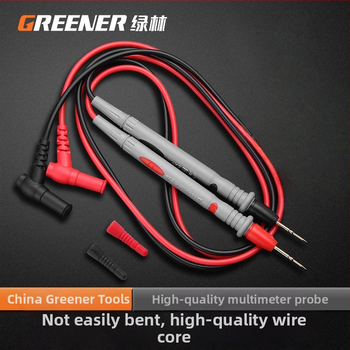 GREENER Toll-stílusú multiméter probe szilikon vezeték és különleges csúcs