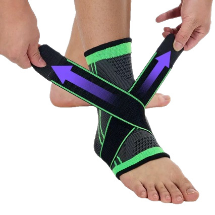 Najlonska gležnja podrška Wodun, za odrasle, za nogomet, zaštita gležnja