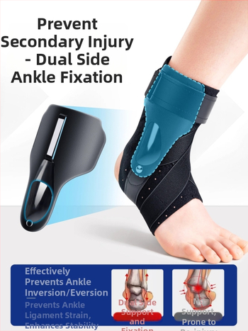 Sportski gležanj štitnik s trakama za invert/eversion i tlakom podrške za istegnuće — Materijal: poliester vlakno; Primijenjeni sportovi: tenis; Zaštićeni dio: gležanj; Kategorija: gležanj štitnik; Marka: Provence