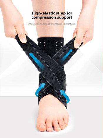 Sportski gležanj štitnik s trakama za invert/eversion i tlakom podrške za istegnuće — Materijal: poliester vlakno; Primijenjeni sportovi: tenis; Zaštićeni dio: gležanj; Kategorija: gležanj štitnik; Marka: Provence