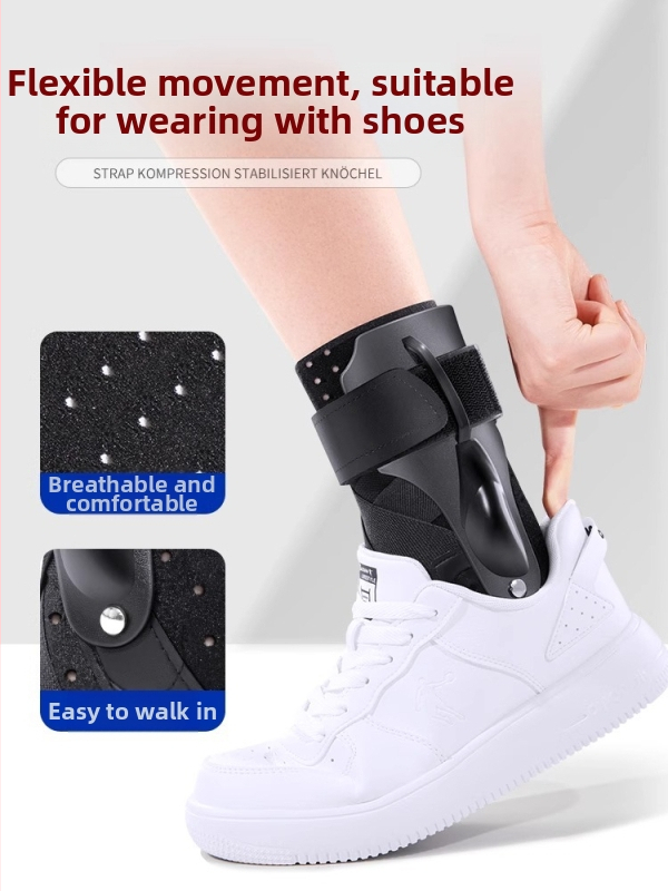 Sportski gležanj štitnik s trakama za invert/eversion i tlakom podrške za istegnuće — Materijal: poliester vlakno; Primijenjeni sportovi: tenis; Zaštićeni dio: gležanj; Kategorija: gležanj štitnik; Marka: Provence