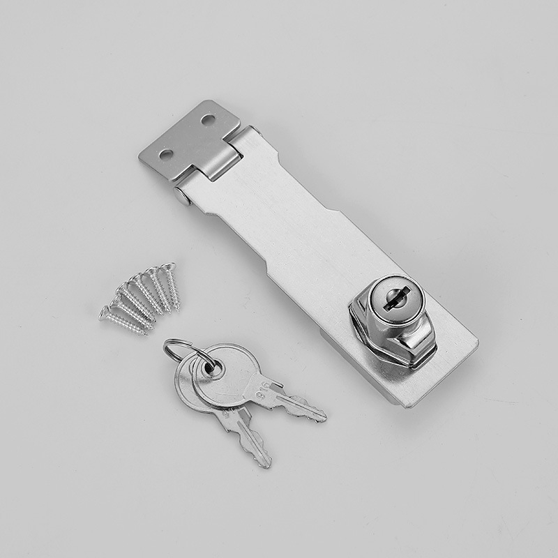 Zaključavajući ladicu ormarić za pohranu bez bušenja, s debelom pločom za zaključavanje od legure cinka; konstrukcija od nehrđajućeg čelika + legura cinka; model Yc – ploča za zaključavanje od nehrđajućeg čelika; pogodna za ormariće, ladice, stolove i kućn