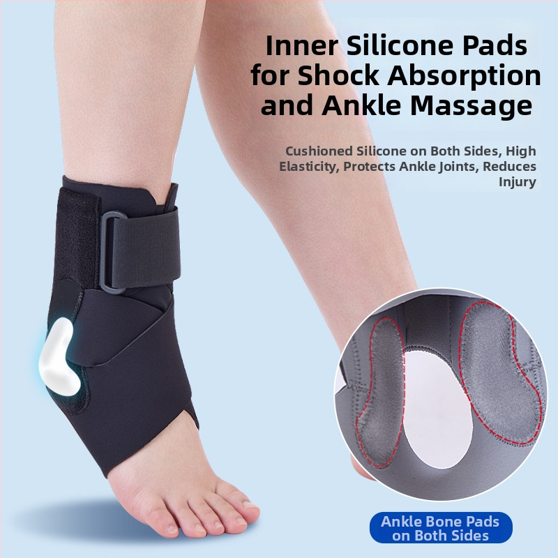 Ortéza za gležanj s čvrstom podrškom, poliester vlakno, zaštita gležnja, nosiva ispod obuće