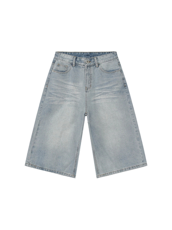 EF Jeans | Traperice u američkom vintage stilu, izblijedjele, širokih nogavica i ravnog kroja, cropped, unisex