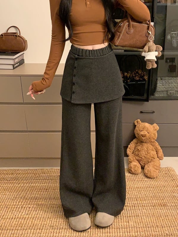 Ženske harem hlače s visokim strukom, tkanina, debele, opušten kroj, proljeće 2025