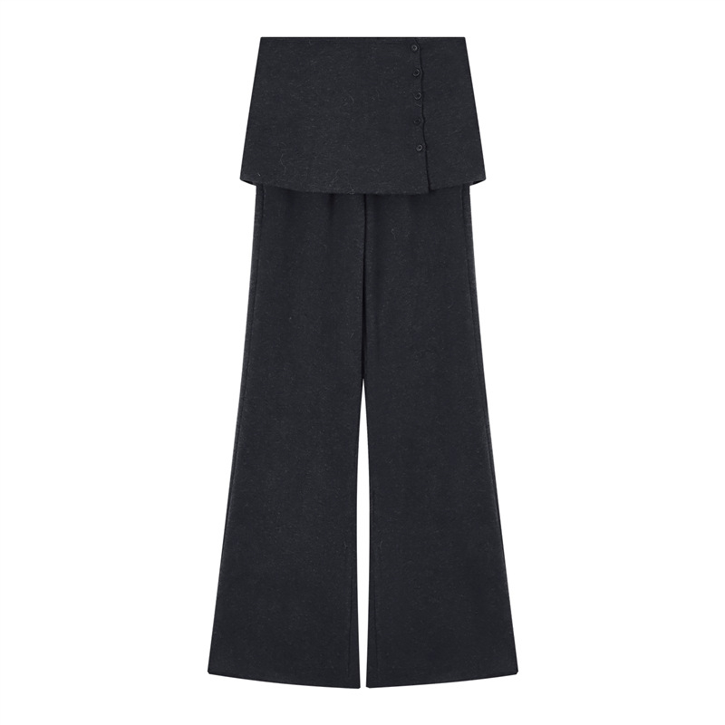 Ženske harem hlače s visokim strukom, tkanina, debele, opušten kroj, proljeće 2025