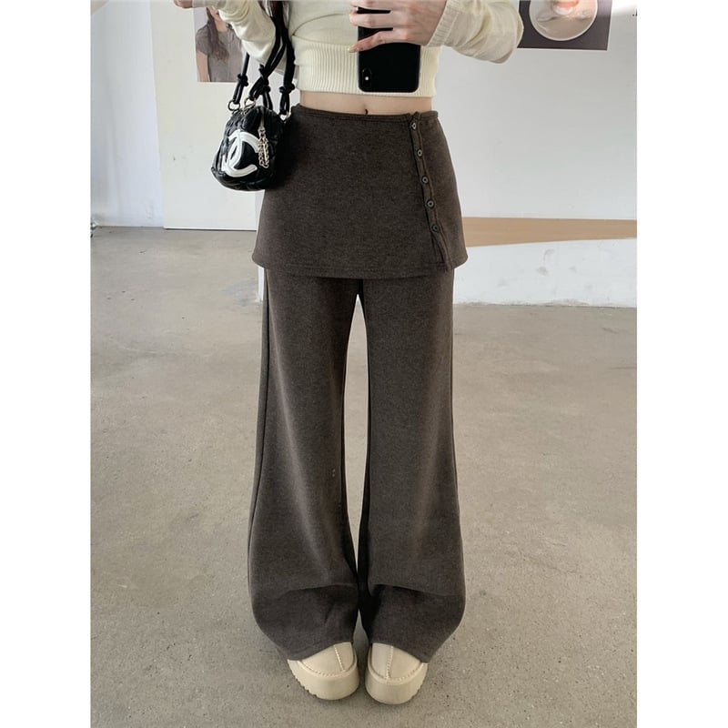 Ženske harem hlače s visokim strukom, tkanina, debele, opušten kroj, proljeće 2025