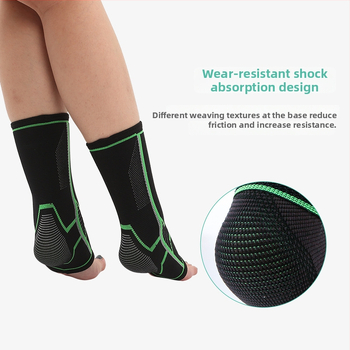 Pleteni najlonski štitnik za gležanj, kompresijska potpora gležnja, za trčanje, nogomet, košarku i badminton, 100 komada, odrasli