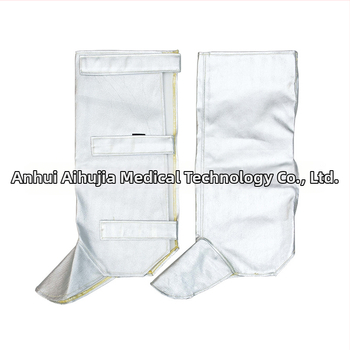 Προστασία ποδιού με θερμομόνωση, τριών σταδίων σχεδιασμός, πυρίμαχη και κατά του καψίματος, ανθεκτικό σε υψηλές θερμοκρασίες, ύφασμα από αλουμινόφυλλο