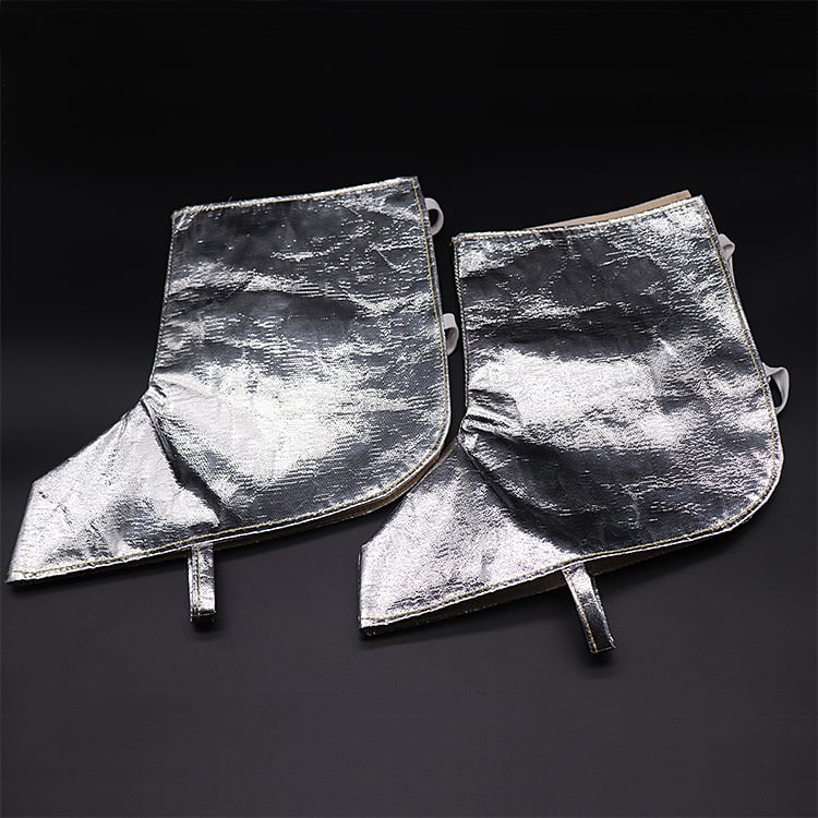 Προστασία ποδιού συγκόλλησης με υψηλή θερμοκρασία – ύφασμα αλουμινόφυλλο, μόνωση θερμότητας, κατάλληλο για ηλεκτρολυτικό αλουμίνιο, βιομηχανία γυαλιού, μεταλλουργία, χύτευση, Jin Tian