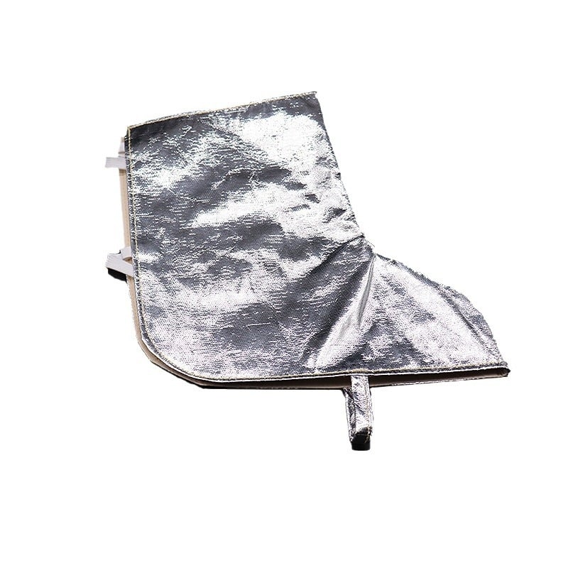 Προστασία ποδιού συγκόλλησης με υψηλή θερμοκρασία – ύφασμα αλουμινόφυλλο, μόνωση θερμότητας, κατάλληλο για ηλεκτρολυτικό αλουμίνιο, βιομηχανία γυαλιού, μεταλλουργία, χύτευση, Jin Tian