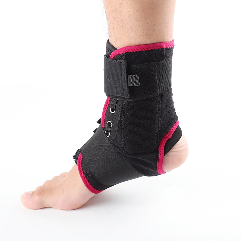 Bokaszalag-ortézis rándulás esetén – rehabilitációs védő, poliészter anyag, univerzális illeszkedés, alkalmas futballhoz és futáshoz