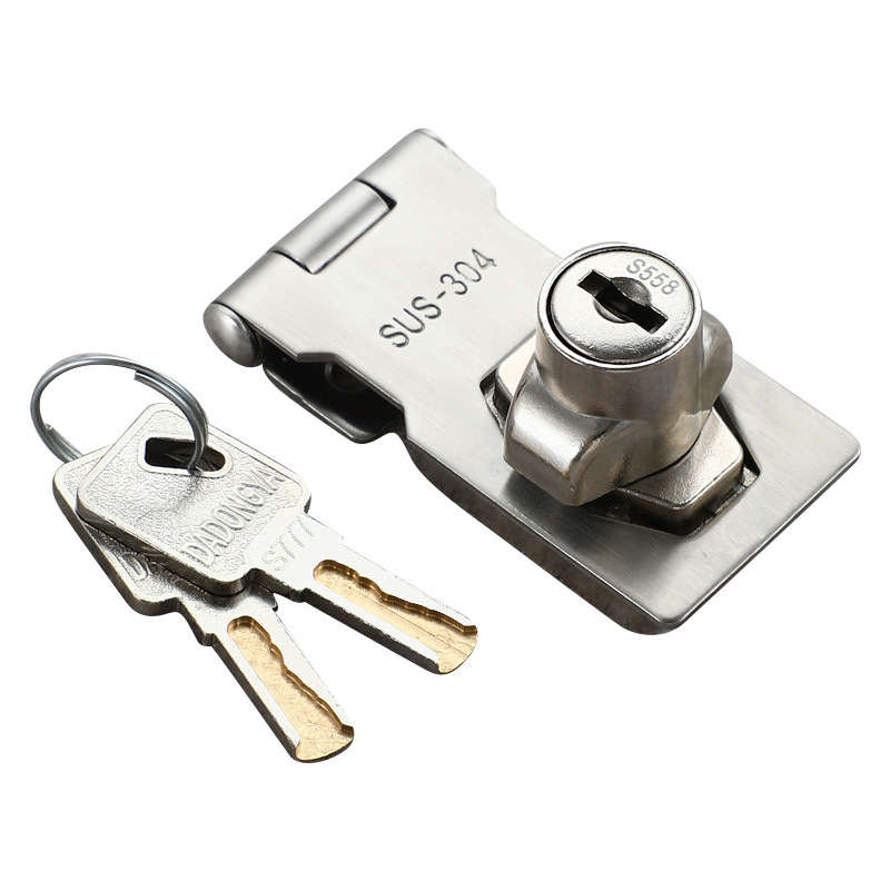 HS-304 SP Brava od 304 inox čelika bez bušenja; Anti-Theft Super C dizajn; pogodna za vrata ormara i ladice; odgovara za vrata ormara, ladice, vrata hladnjaka, ormariće za cipele i arhivske ormariće.