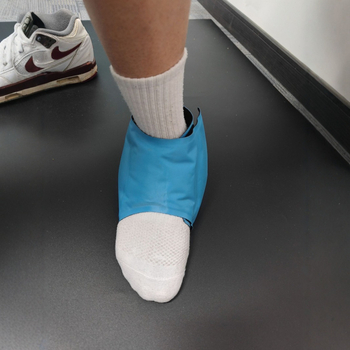 Gel ledeni paket za gležanj s Velcro zatvaračem, višekratno upotrebljivo, silikon zaštita stopala, integrirani ledeni paket