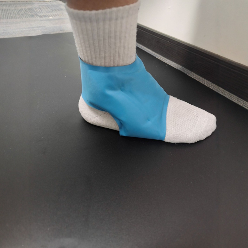 Gel ledeni paket za gležanj s Velcro zatvaračem, višekratno upotrebljivo, silikon zaštita stopala, integrirani ledeni paket