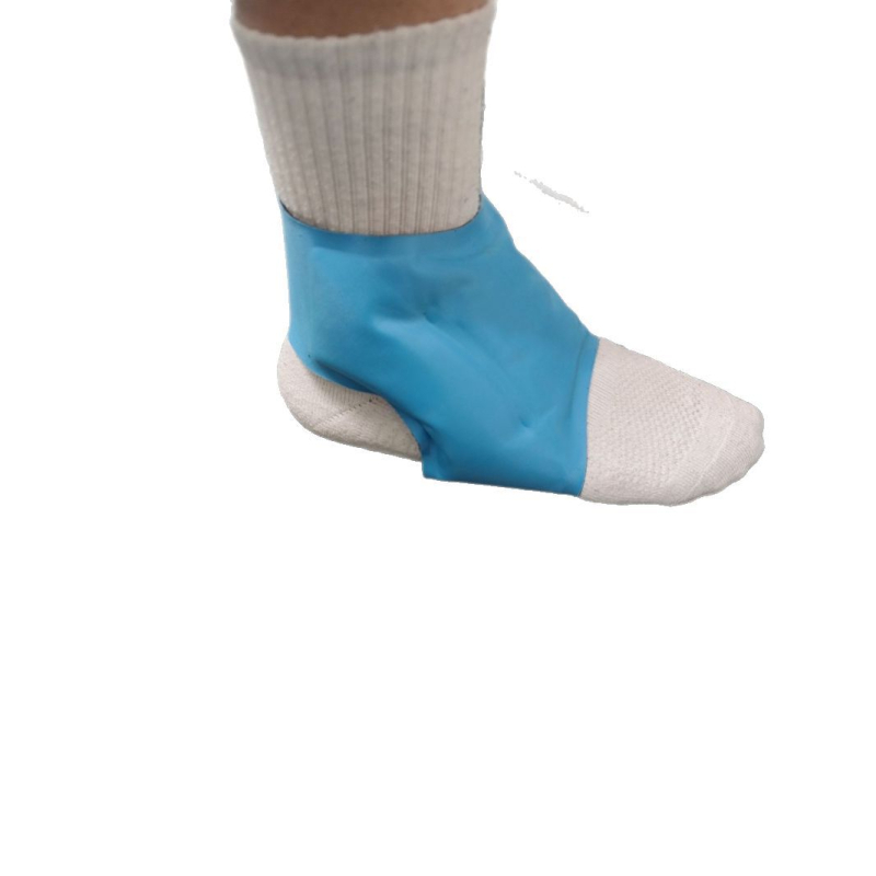 Gel ledeni paket za gležanj s Velcro zatvaračem, višekratno upotrebljivo, silikon zaštita stopala, integrirani ledeni paket