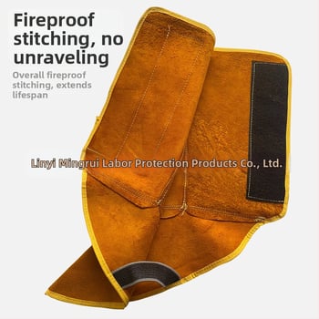 Δερμάτινο προστατευτικό κάλυμμα ποδιού για συγκολλήσεις – πυρίμαχο, θερμοανθεκτικό, προστασία από πιτσιλίσματα, ανθεκτικό στη φθορά