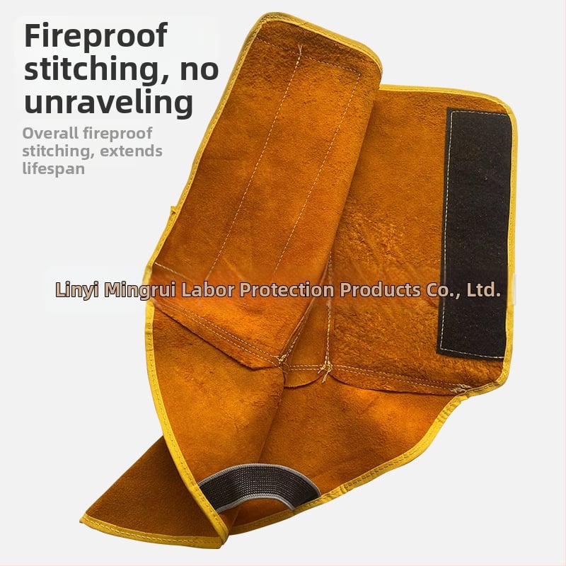 Δερμάτινο προστατευτικό κάλυμμα ποδιού για συγκολλήσεις – πυρίμαχο, θερμοανθεκτικό, προστασία από πιτσιλίσματα, ανθεκτικό στη φθορά