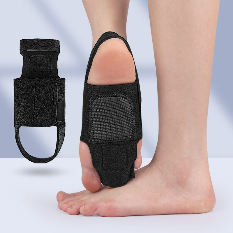 Ρυθμιζόμενη προσαρμοζόμενη ορθοπεδική ζώνη βάδισης με διαχωριστή δακτύλων — Foot products collection, υλικά: OK ύφασμα, SBR, για όλες τις εποχές, στυλ: ιμάντας δακτύλων