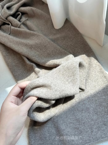 Ženske hlače visokog struka i ravnog kroja, od vuneno-miješane tkanine, debeli materijal, mikroelastičnost, casual zimske hlače 2025