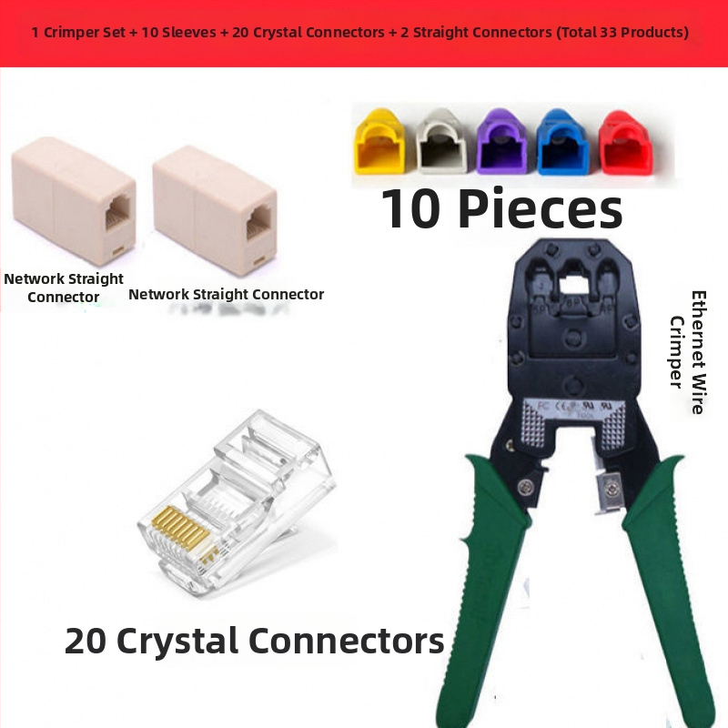 Set alata za testiranje i lisanje mrežnih kablova — vodootporan, od posebnog čelika, za mrežne inženjere i kućnu upotrebu