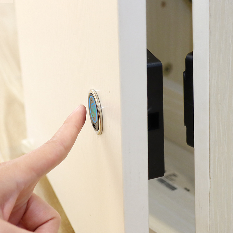 Biometrijsko zaključavanje ladica i ormara – pametni zaključak s otiskom prsta, model HNS-DZW, pogodno za ormariće, ladice, stolove i garderobe