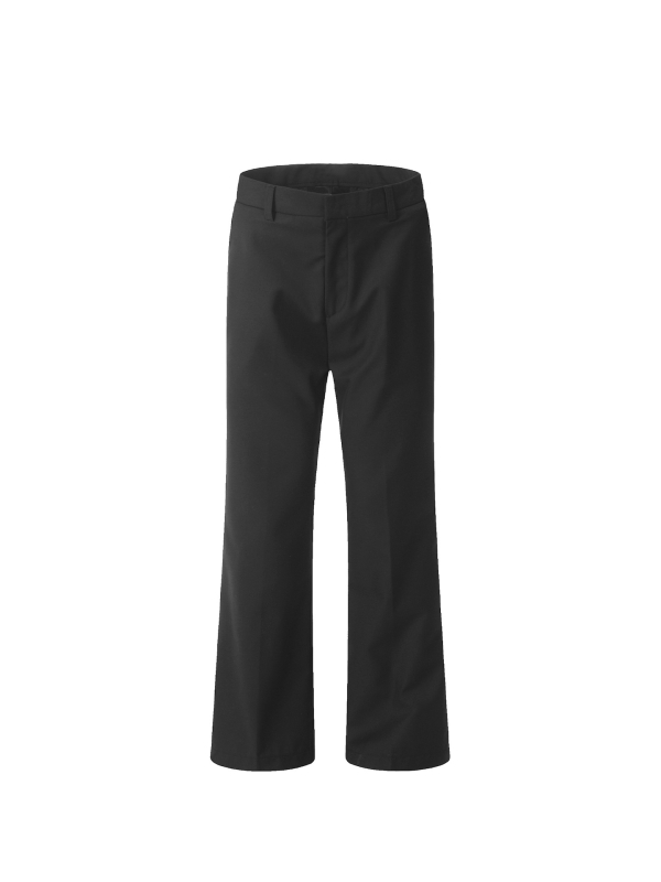 Američke retro ravne hlače uskog kroja uz blago širenje, srednji pojas, zip, materijal 80% pamuk, četiri sezone, svakodnevne poslovne hlače