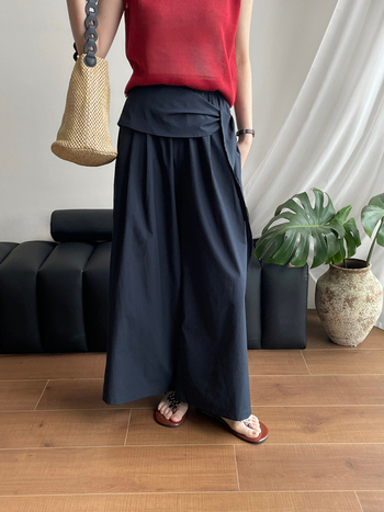 Ženske casual hlače, slobodan kroj ravnog kroja, srednji pojas, tanko platno, japansko-korejski ležerni stil