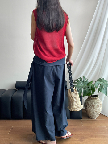 Ženske casual hlače, slobodan kroj ravnog kroja, srednji pojas, tanko platno, japansko-korejski ležerni stil
