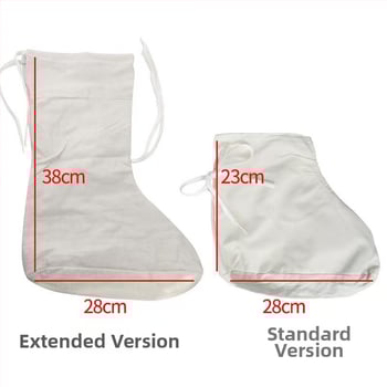 Huankang προστατευτικό κάλυμμα ποδιού, ντένιμ, αντιολισθητική προστασία, Κωδικός Blue Cloth Socks