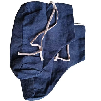 Huankang προστατευτικό κάλυμμα ποδιού, ντένιμ, αντιολισθητική προστασία, Κωδικός Blue Cloth Socks