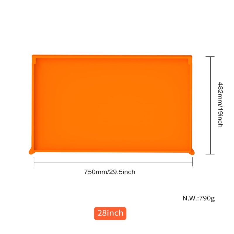 Silikonska podloga za pečenje – zaštitni pokrov za pleh, visoka prilagodljivost, potpuno pokrivena, Wenfeng