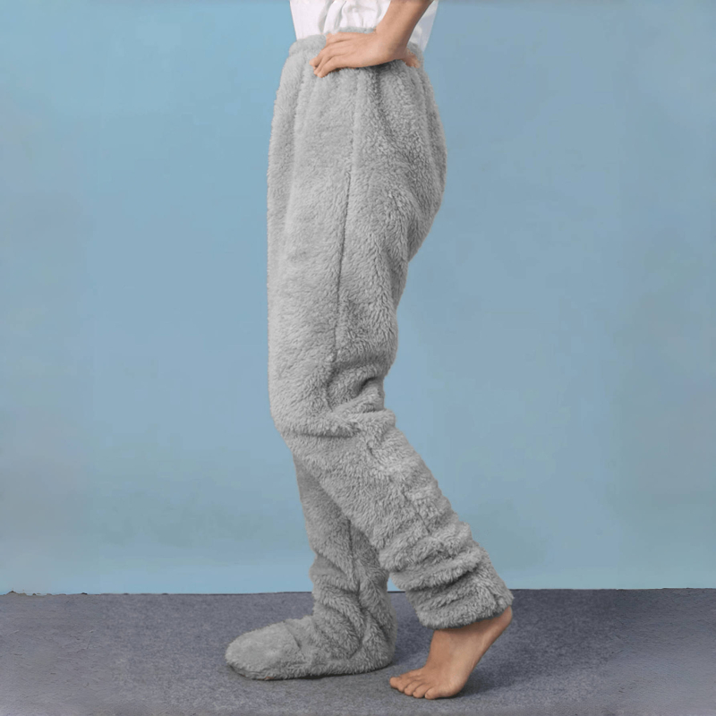 Zimska sve-u-jednom pidžama s integriranim čarapama, zaštita gležnja i koljena, opušten stil, materijal spandex, proizvodni kod Ttgsxedc