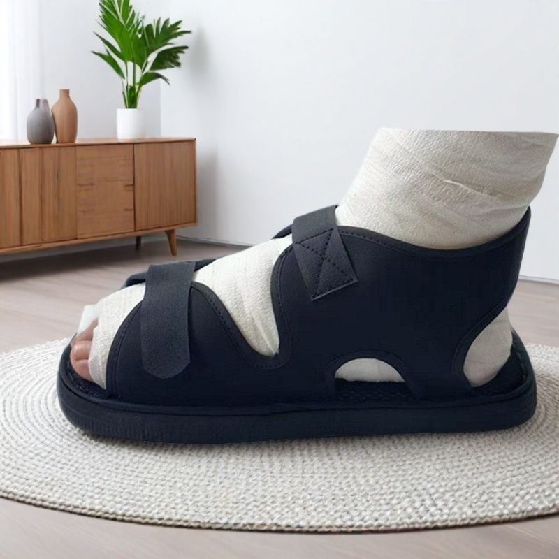 Cipele za rehabilitaciju ozljede stopala — EVA materijal, cipele s otvorenim prstom, slip-on, za sve sezone, model 022