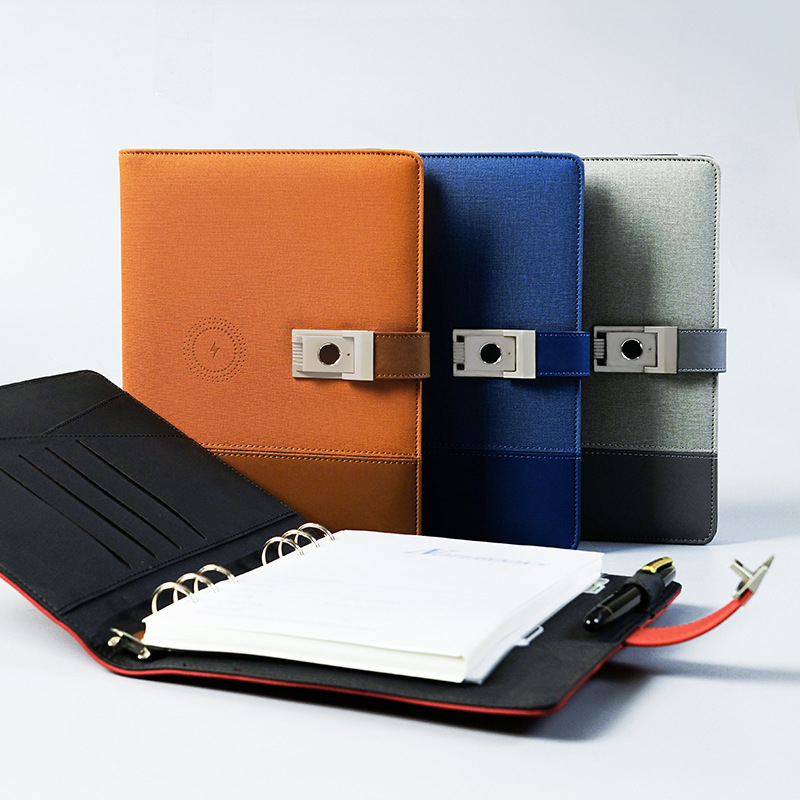 Bilježnica s podijeljenim listovima, kožnim omotom, šumski papir 80 g/m², 100 stranica