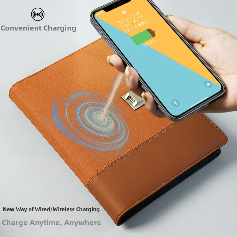 Bilježnica s podijeljenim listovima, kožnim omotom, šumski papir 80 g/m², 100 stranica