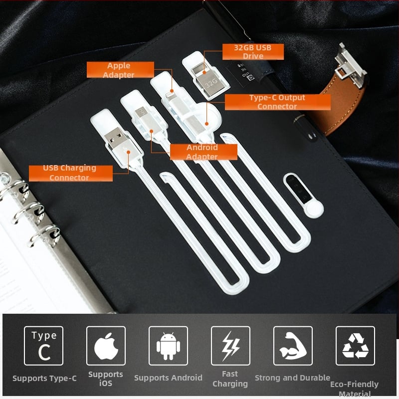 Bilježnica s podijeljenim listovima, kožnim omotom, šumski papir 80 g/m², 100 stranica