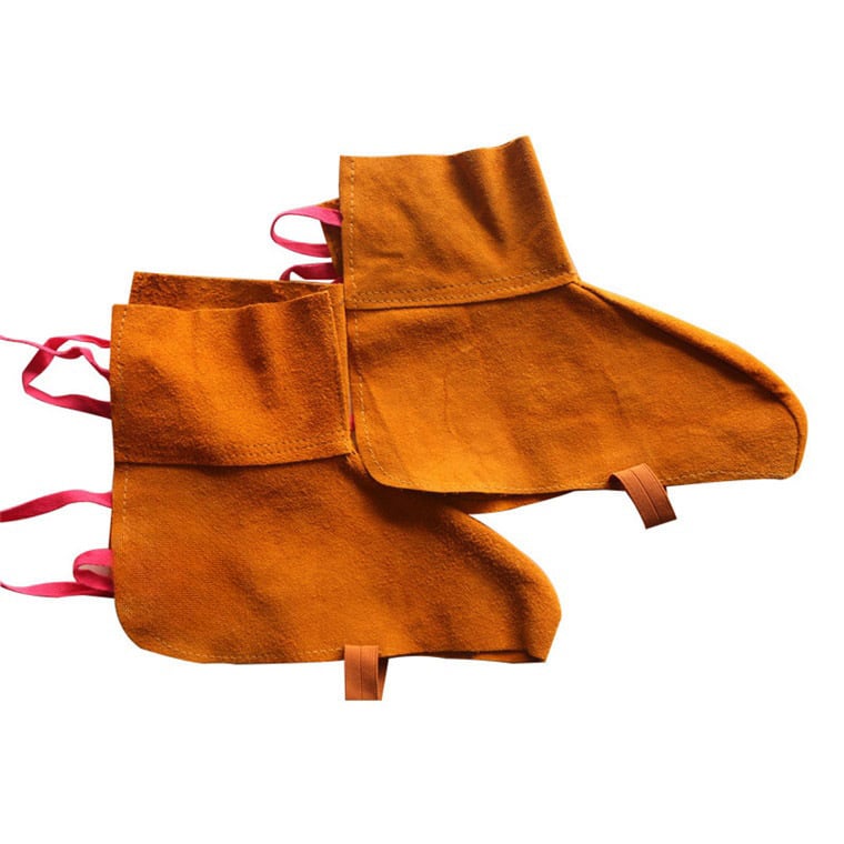 Κάλυμμα παπουτσιών για συγκολλητές, δύο-στρώσεων δέρμα βοδινού, θερμική μόνωση, προστασία από πιτσιλιές, κατάλληλο για συγκόλληση, τρίψιμο, κοπή