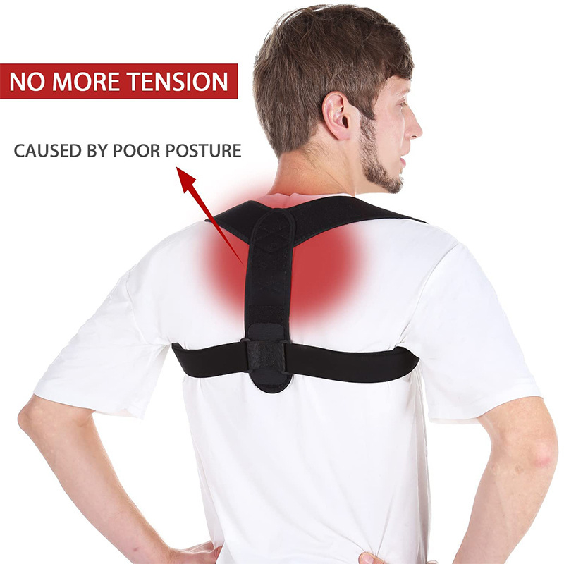 JFS-060 Korektor držanja tijela, kaiš za leđa, unisex, korekcija drže, stil s nacionalnom zastavom